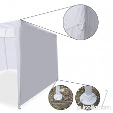 Uenjoy 10'x30' Canopy Party Wedding Tent Event Tent Outdoor Gazebo White 8 Sidewalls